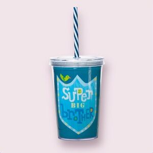 5 for $15 Super Big Brother Blue Insulated Small Acrylic Tumbler Cup Boys 10oz